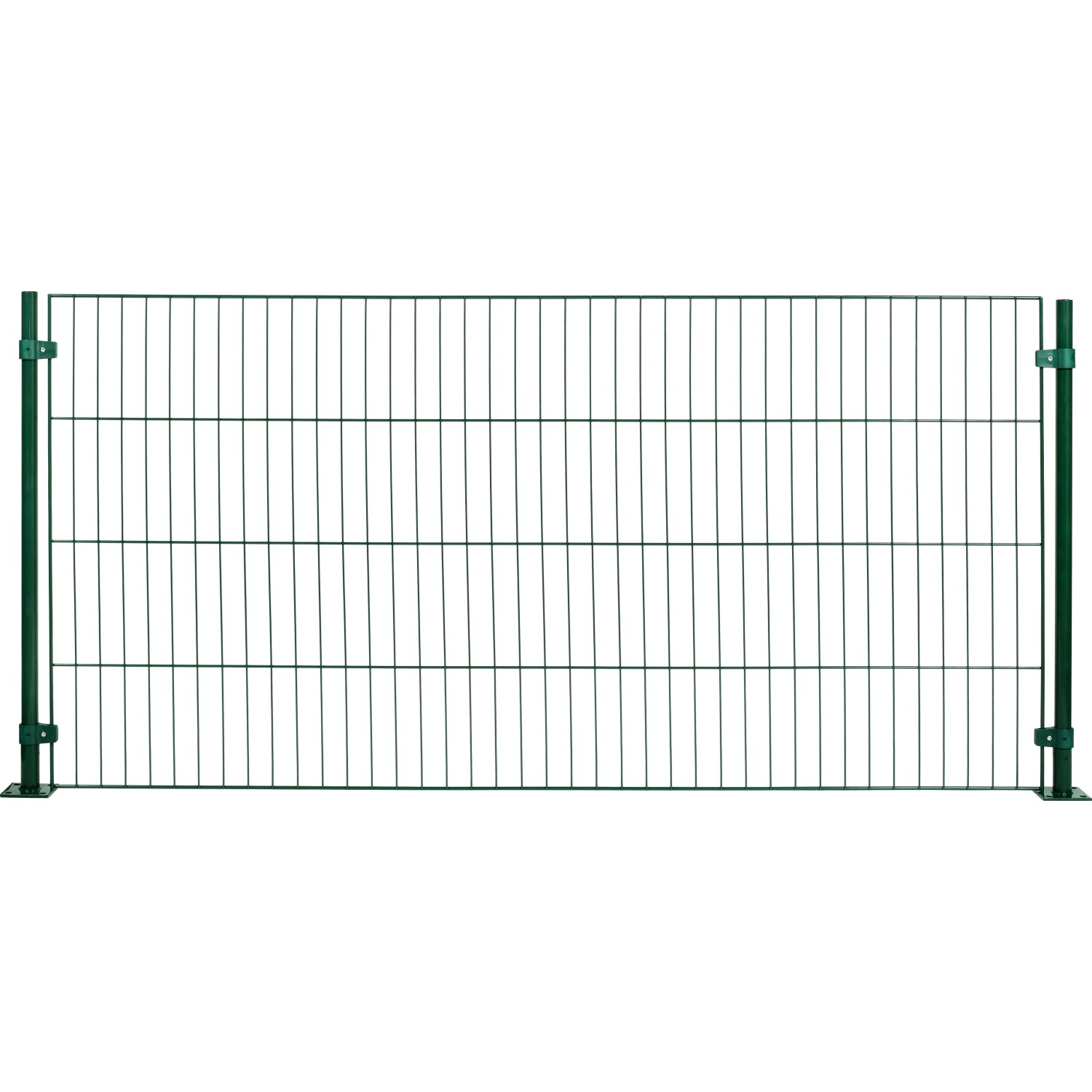 Einstabmattenzaun Classic Grün 175 cm x 200 cm