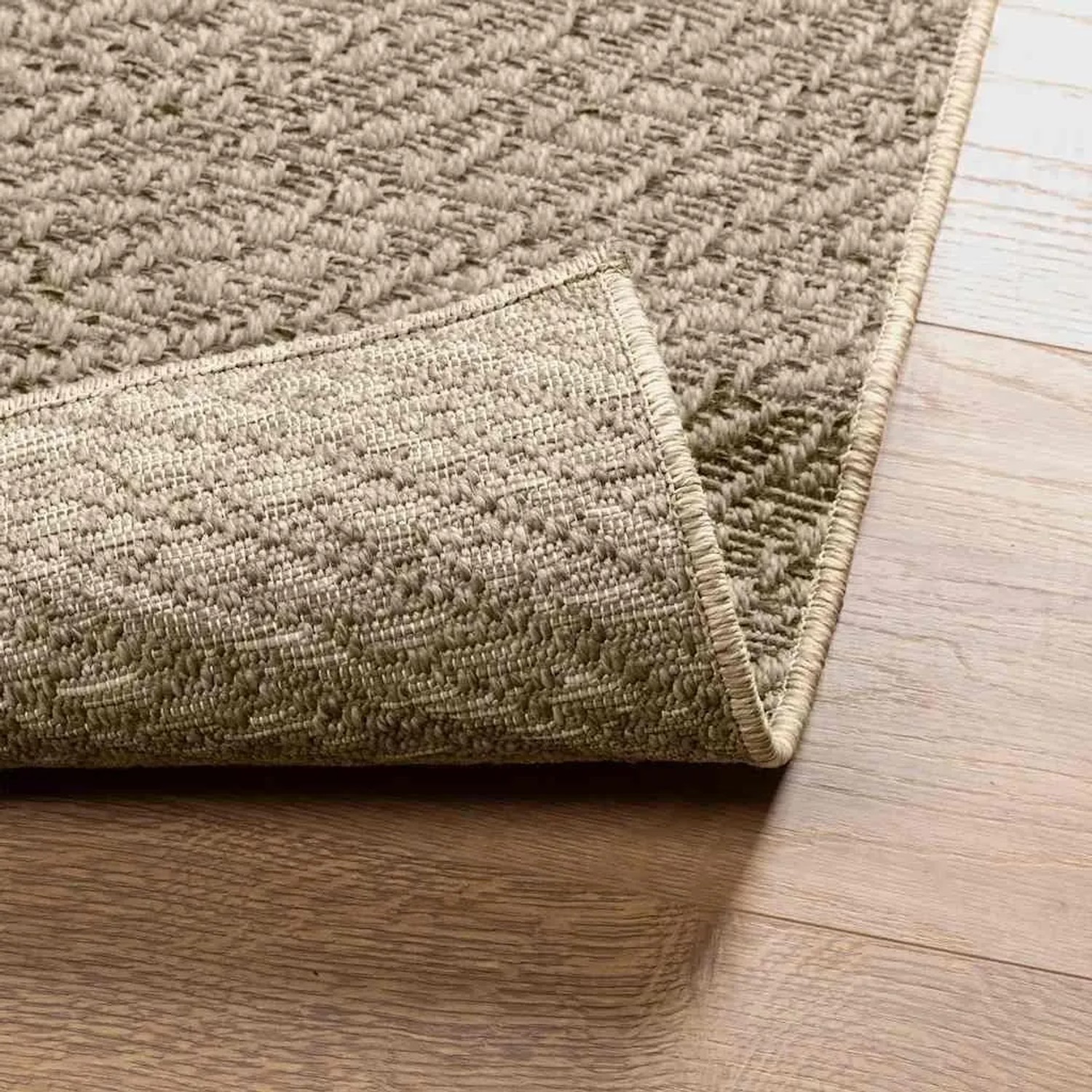 vidaXL Teppich Zizur Beige 120x170 Cm Juteoptik Indoor Und Outdoor 2232145_7
