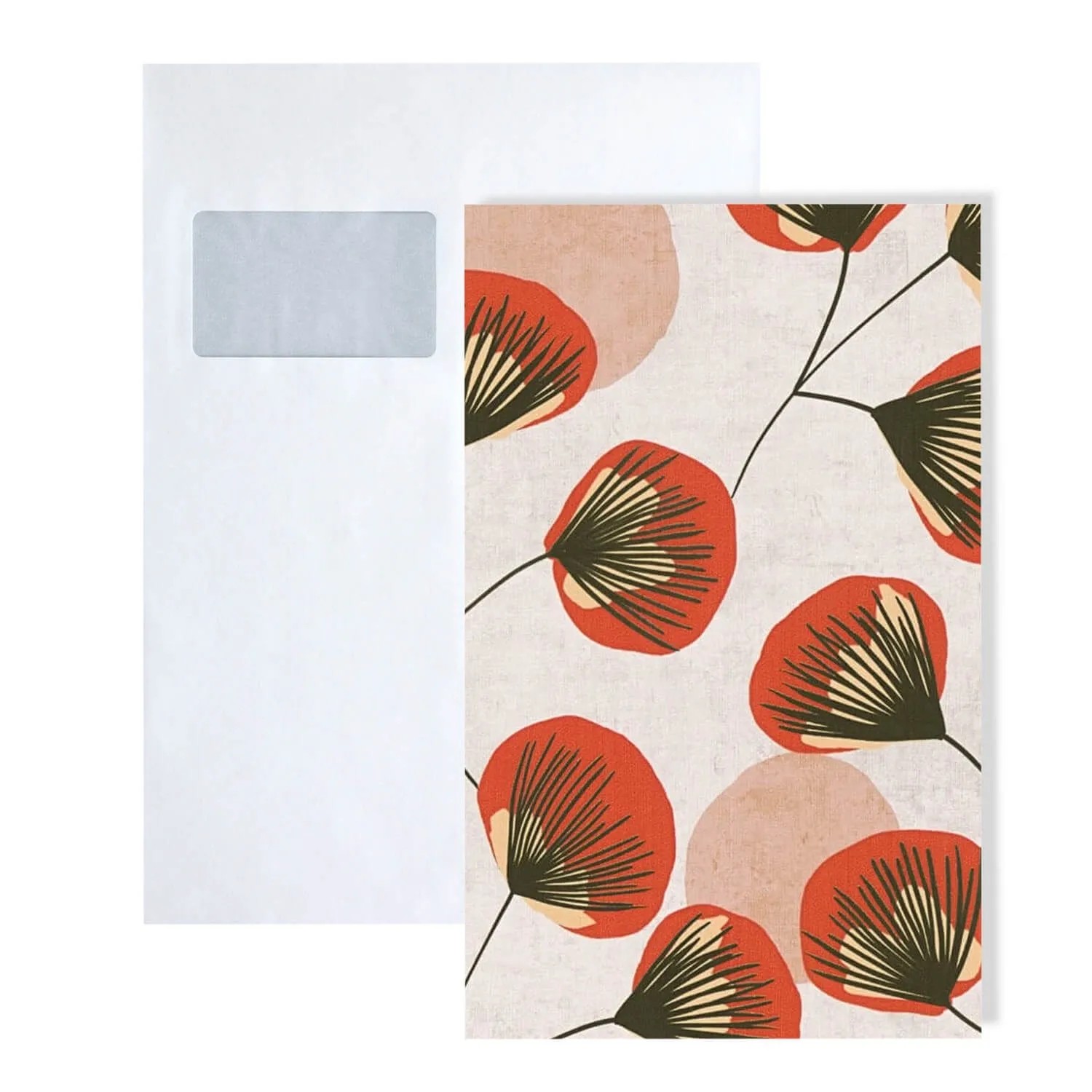 PROFHOME S-791513-GU DIN A4 Muster der Floralen Tapete 1 Musterstück