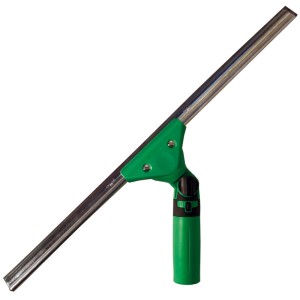 Unger ErgoTec Swivel Fensterwischer, 35 cm, grün, für streifenfreie Fensterreinigung.