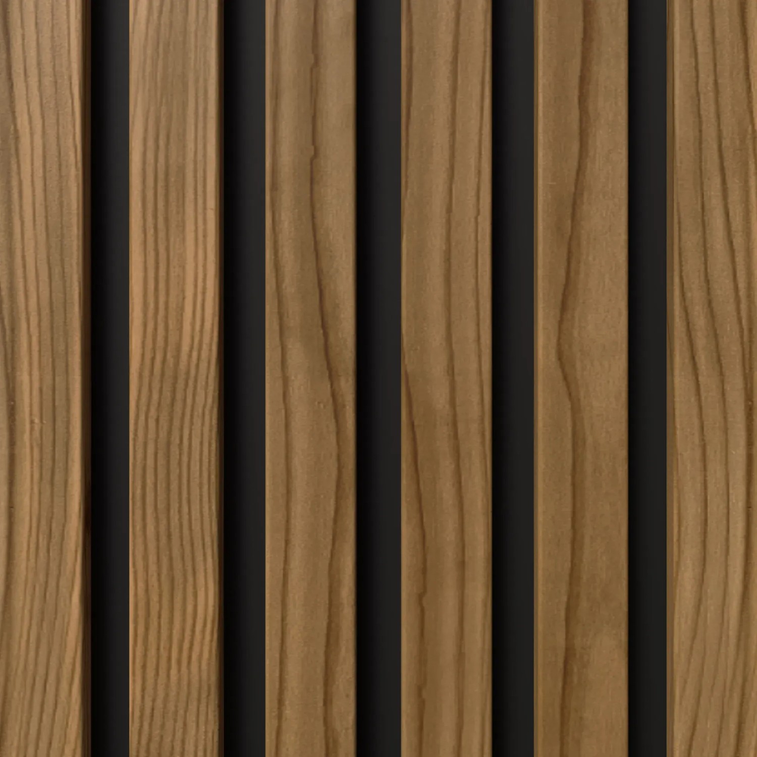Musterpaneel Denpanels Nordic Outdoor Pro aus Thermoholz mit Steinwolle, Detailansicht.
