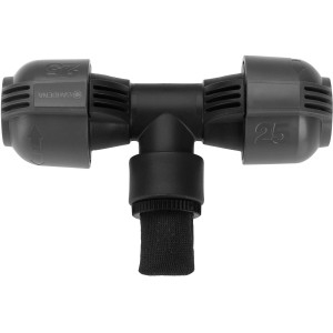 Gardena T-Stück 25 mm x 19 mm für Sprinkler-Systeme, Quick & Easy Verbindung.