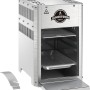 Jamestown Gas-Steakgrill Brad XS: Kompakter Gasgrill aus Edelstahl mit Grillrost und Fettauffangschale.
