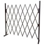 Ausziehbares MCW Absperrgitter B34, 153cm hoch, Breite 28-200cm, für Garten und Innenbereich.