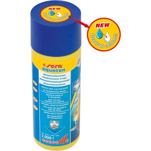 Sera Aquatan Wasseraufbereiter, 100 ml Flasche für gesundes Aquariumwasser.