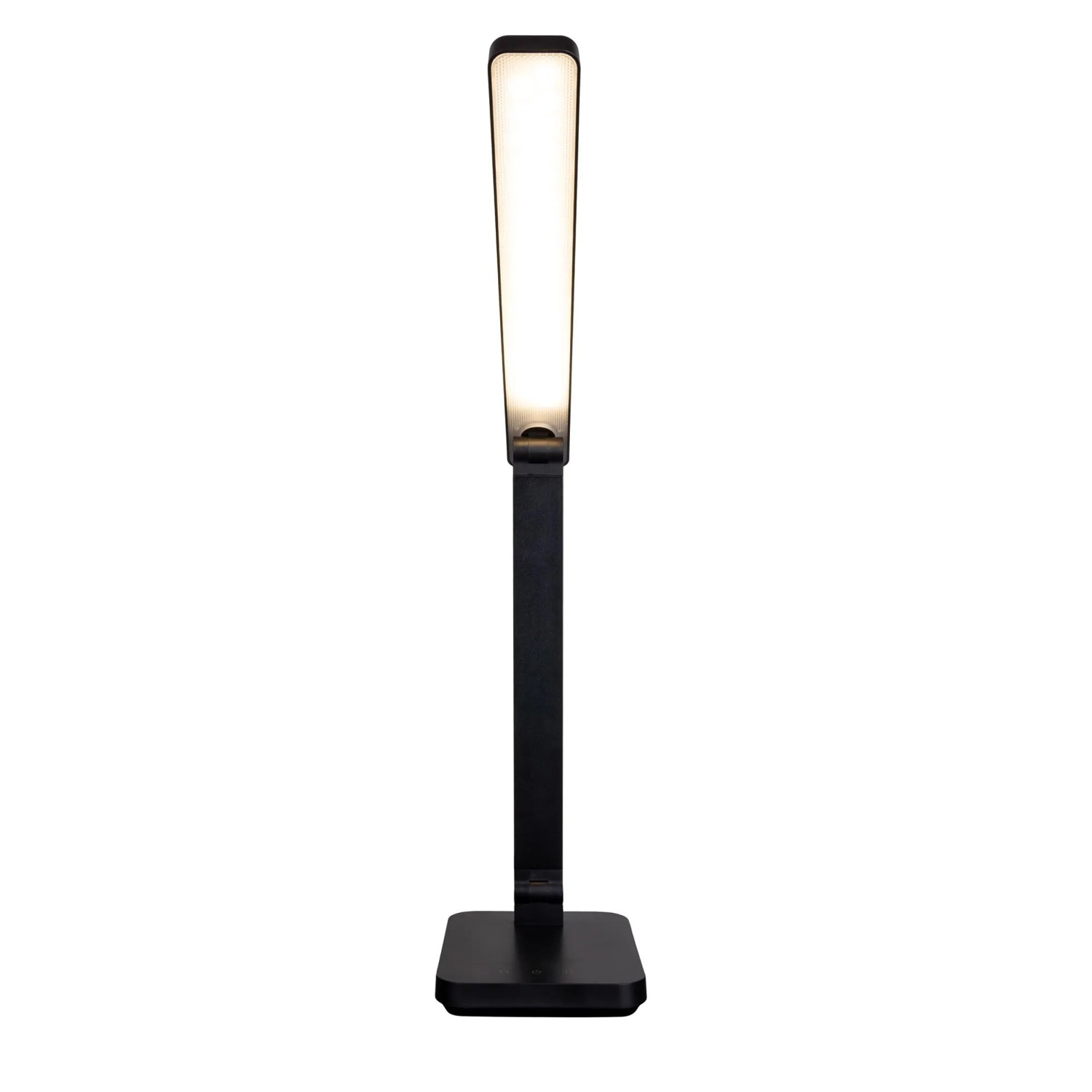 Schwarze LED-Tischleuchte Mover von Näve, dimmbar mit Farbwechsel für Schreibtisch & Büro.