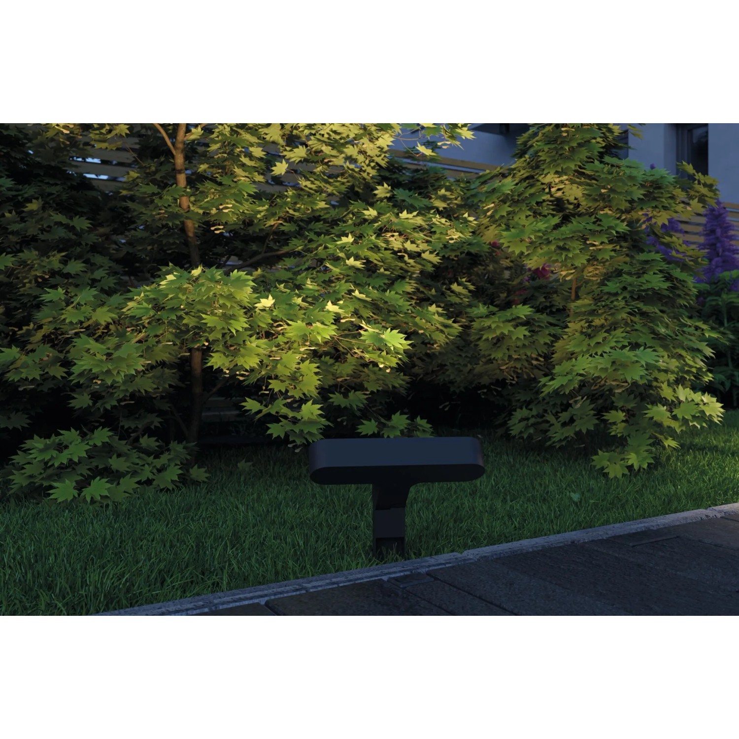 Paulmann LED-Gartenstrahler Ito, anthrazit, warmweißes Licht, zur Beleuchtung im Außenbereich.