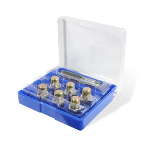 CCLIFE 13tlg Ölablassschraube Reparatur Satz M13x1,25mm Gewinde Reparatursatz für Ölablassschraube
