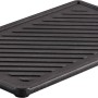 Rösle Grillplatte für Videro G2-P, emailliertes Gusseisen, geriffelte Seite für Grillmuster.