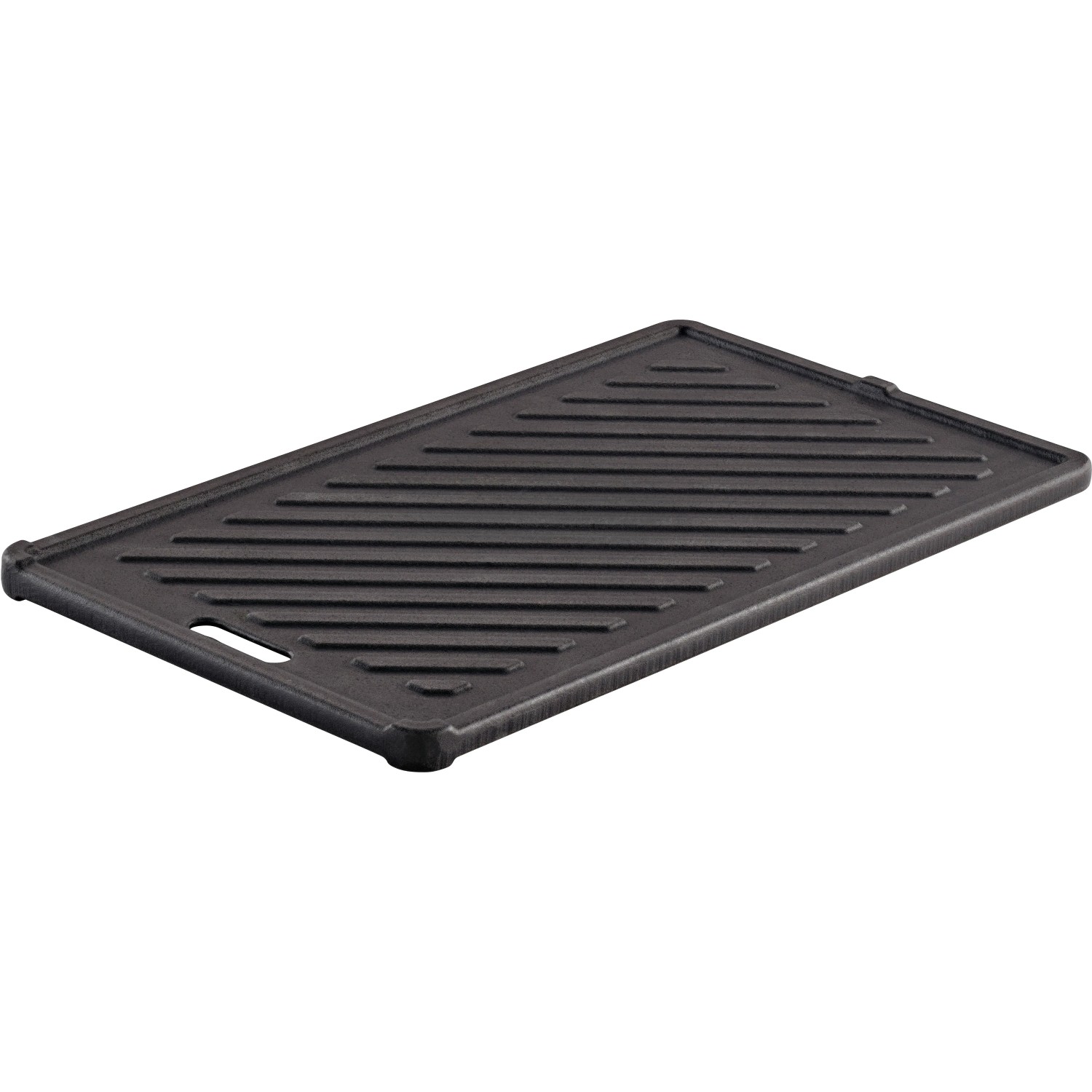 Rösle Grillplatte für Videro G2-P, emailliertes Gusseisen, geriffelte Seite für Grillmuster.