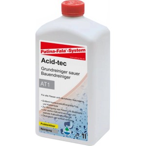 Patina-Fala Grundreiniger Acid-tec 1 l für Feinsteinzeug und Fliesen.