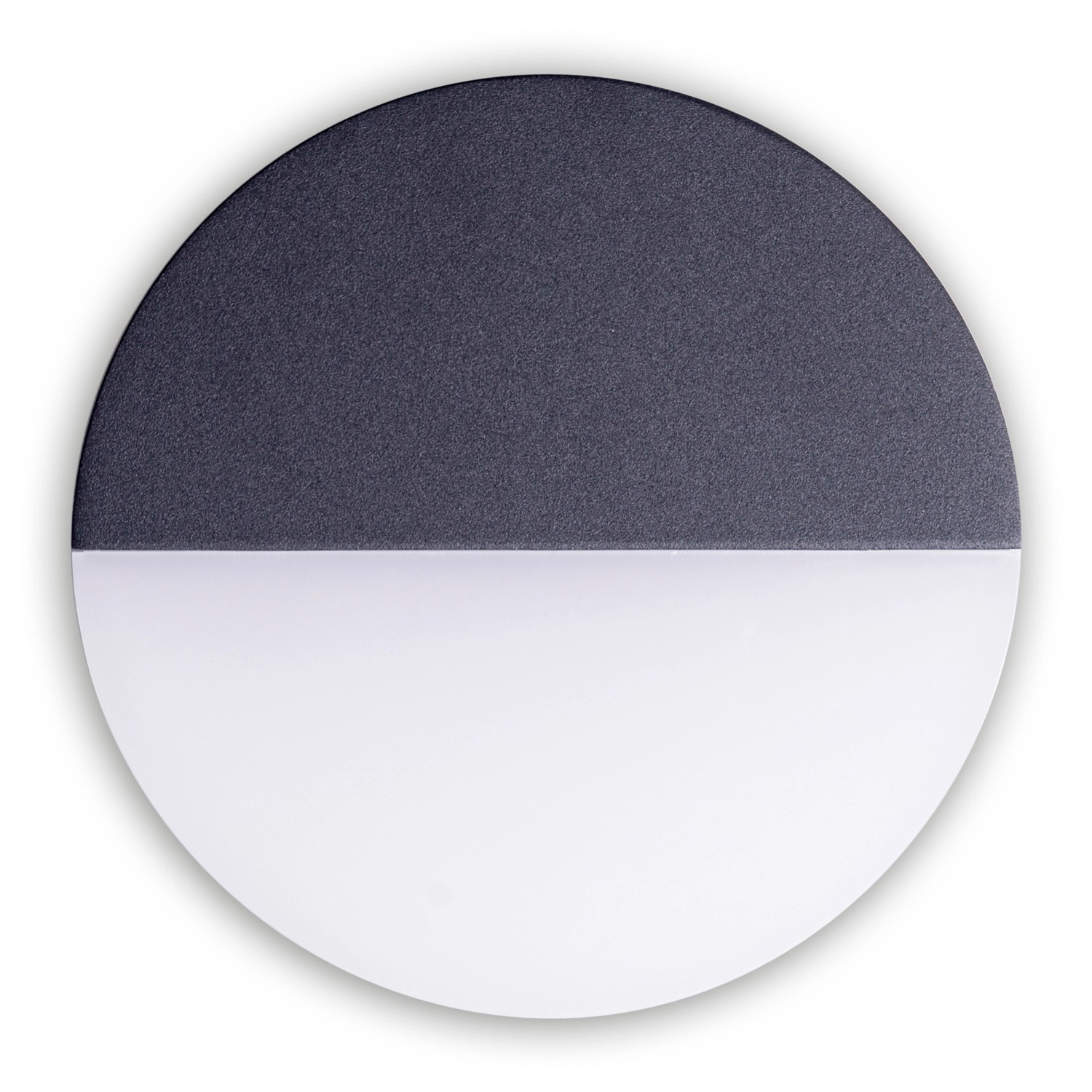 Näve LED-Außenwandleuchte Sobrio Anthrazit Ø 18 cm x 5,5 cm günstig online kaufen