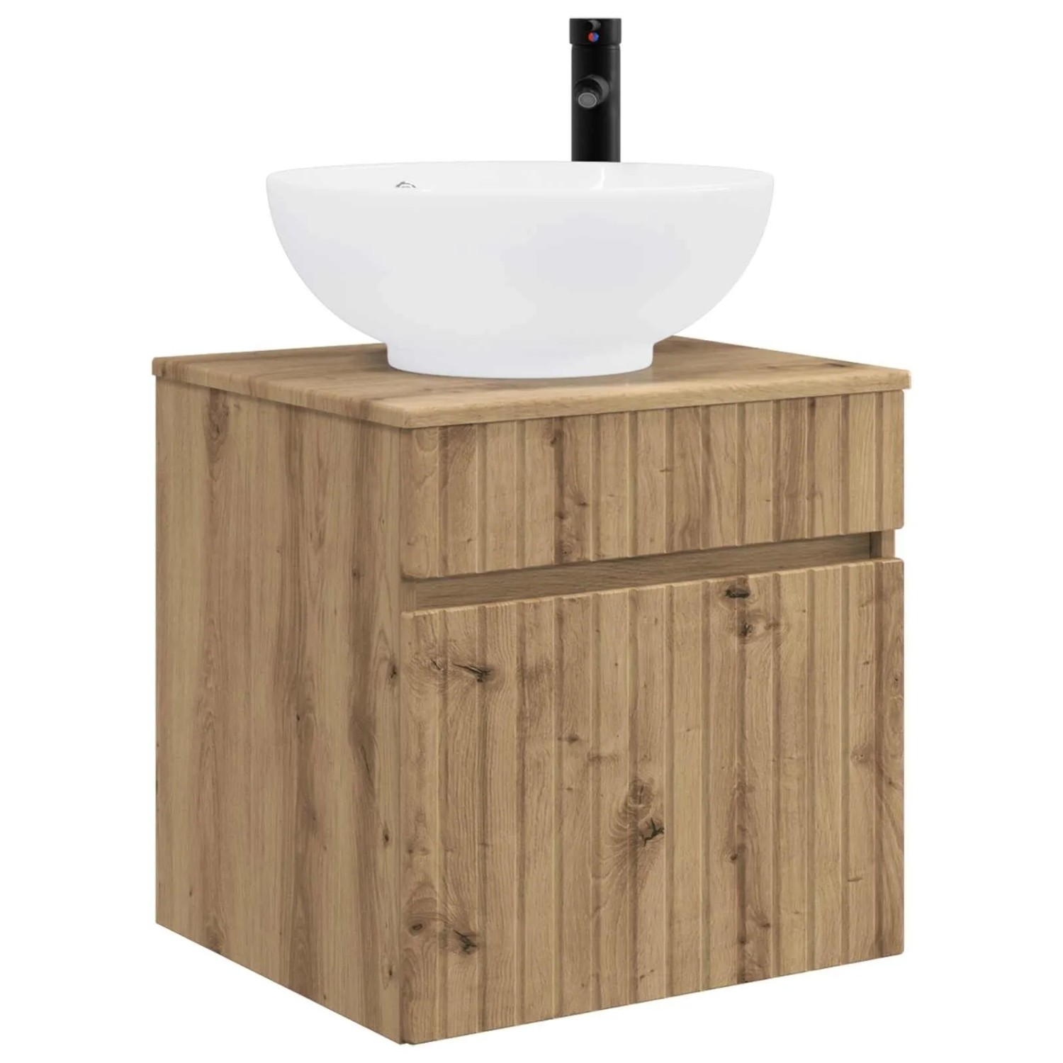 vidaXL Wandmontierte Waschbecken-Vanität Artisan-Eiche 890611