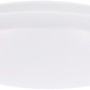 Weiße LED-Deckenleuchte, 15 W, 1600 lm, 4000 K, IP44, Ø 30 cm. Geeignet für Bad und Küche.