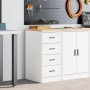 vidaXL Garagen-Aufbewahrungsschrank Weiß 40x51x85 cm Massivholz Kiefer 860589_2
