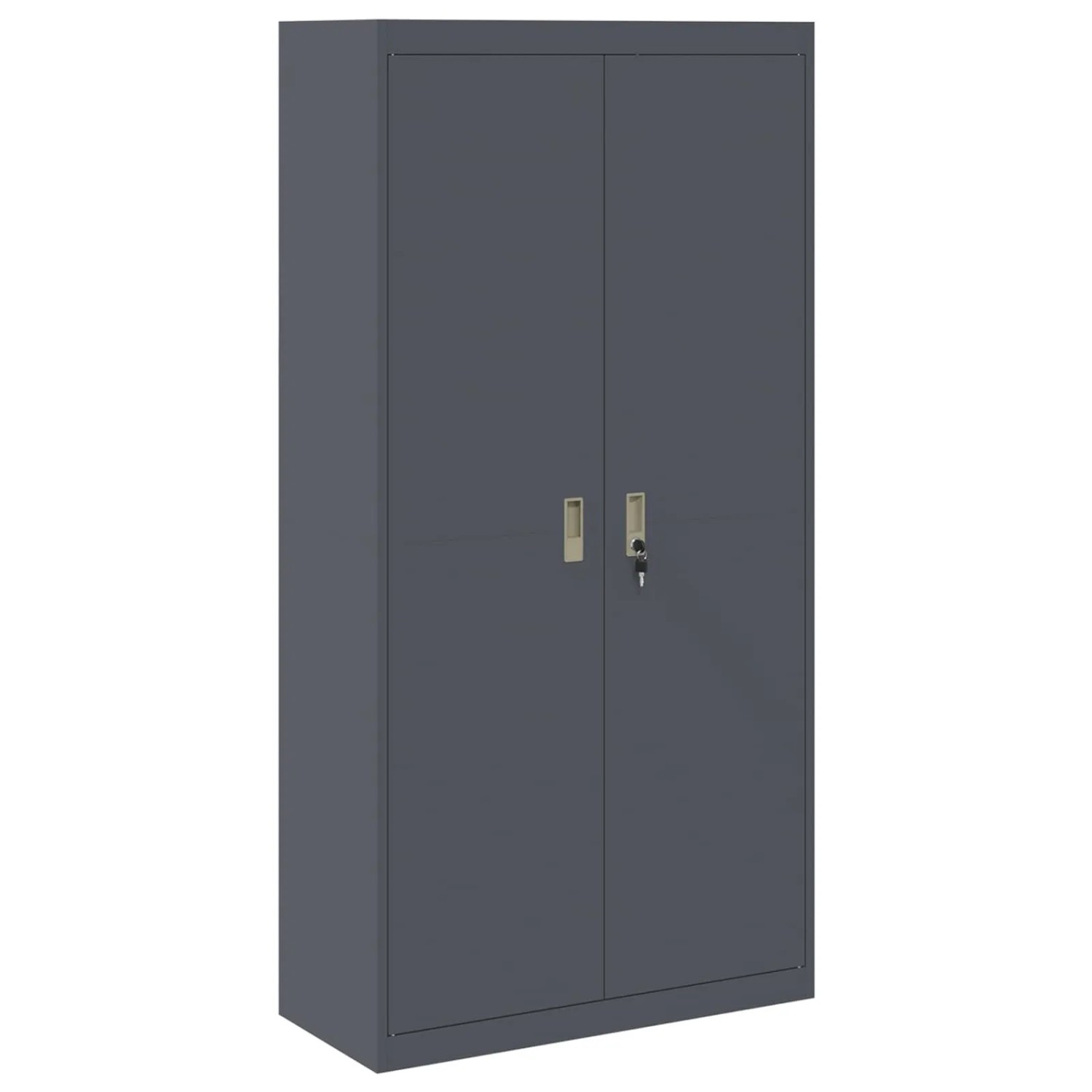vidaXL Aufbewahrungsschrank 2 Stk Anthrazit 90 x 40 x 180 cm Stahl 3406168