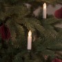 Konstsmide LED Baumkette mit bernsteinfarbenen Dioden am Weihnachtsbaum.