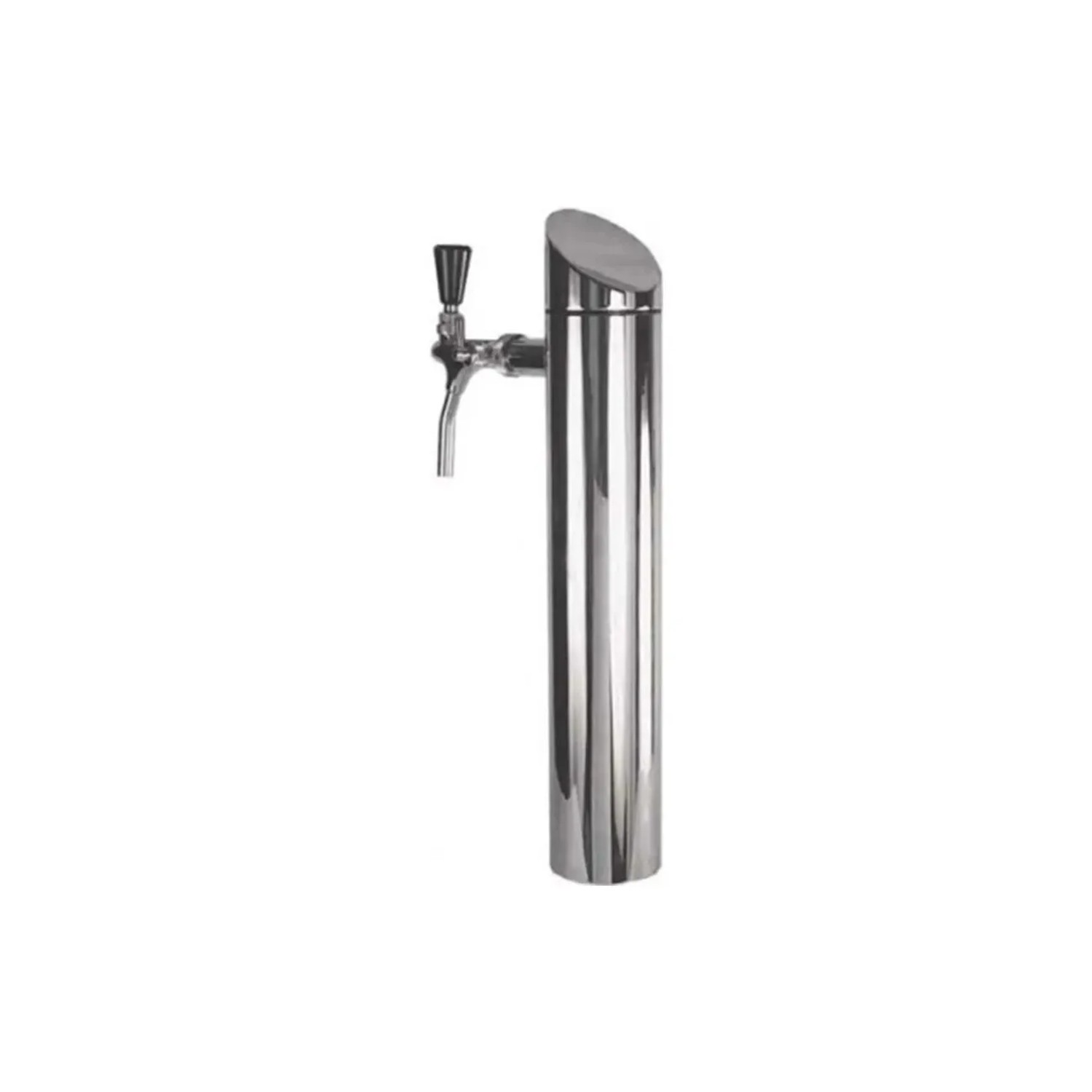 Ich-Zapfe Schanksäule Bierzapfsäule Tower Matt Gebürstet 1- 85 Mm Silber Metall