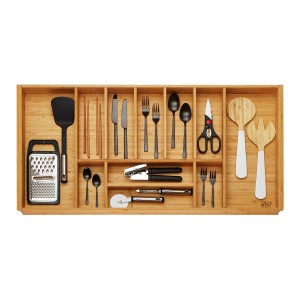 SOTECH ORGA-BOX 3 Bambus Besteckeinsatz Für 100er Schublade 473x897x56 mm 11 Fächer Für Nobilia Küchen Ab August 2012