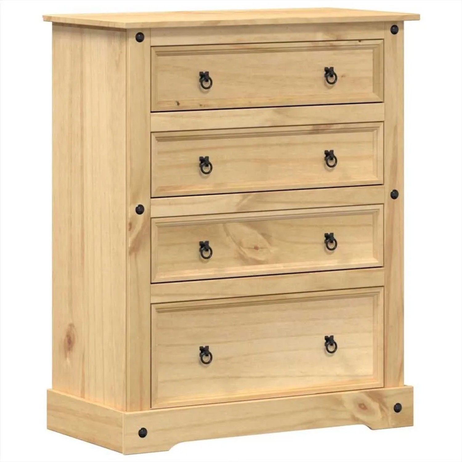vidaXL Kommode Corona 92x48x114 cm Massivholz Kiefer 4005675
