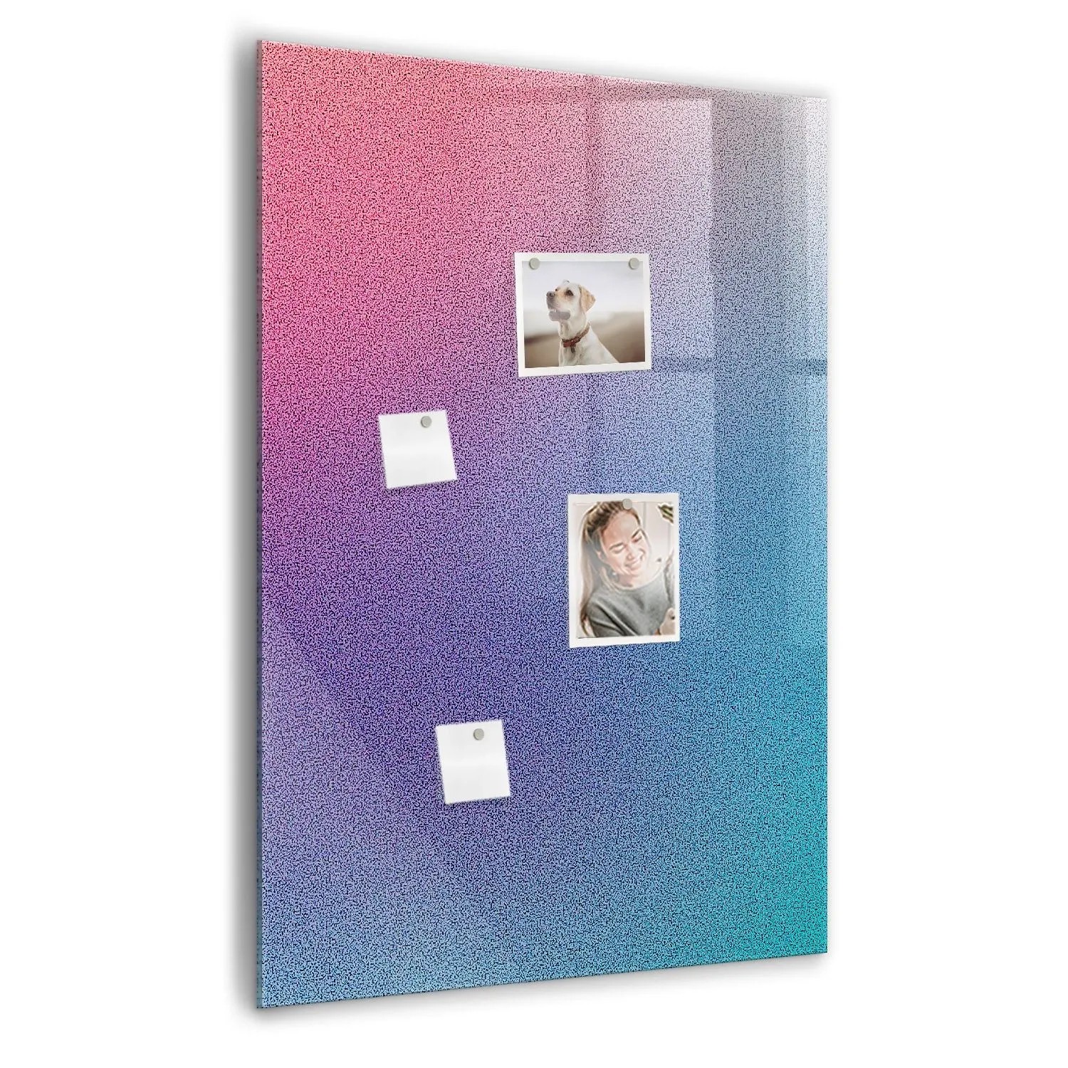 Tulup Magnetische Glastafel Gradientenabstraktion 70x100 cm Magnettafel Mit Marker Beschreibbar Weißer Marker Magnettafe...