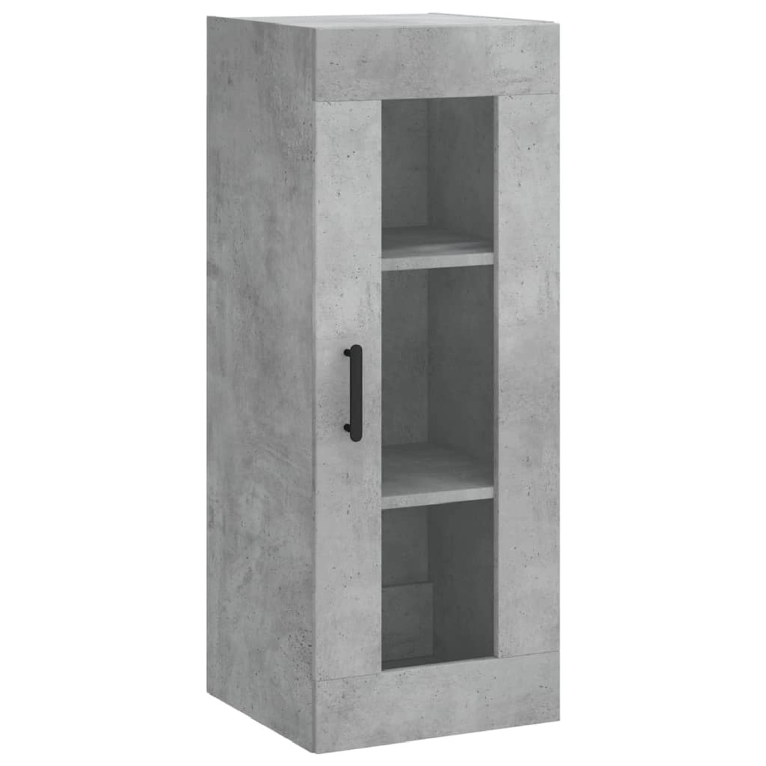 vidaXL Wandschrank Betongrau 34,5x34x90 cm 828920 günstig online kaufen