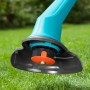 Gardena SmallCut 300/23 Elektro-Rasentrimmer im Detail: Schneidkopf mit Faden und Schutzbügel.