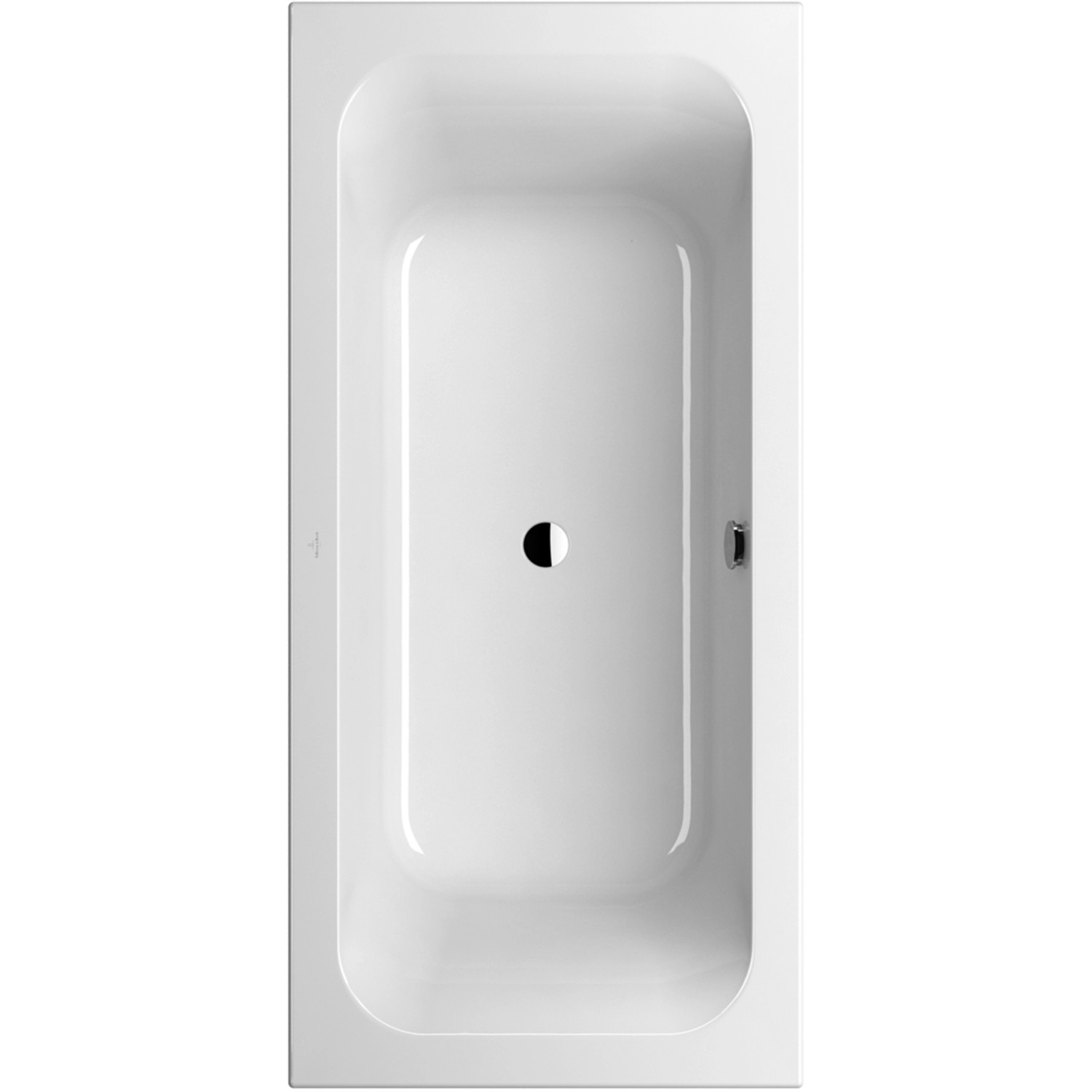 Villeroy & Boch Rechteck-Badewanne Loop & Friends 190 cm x 90 cm eckig Alpin