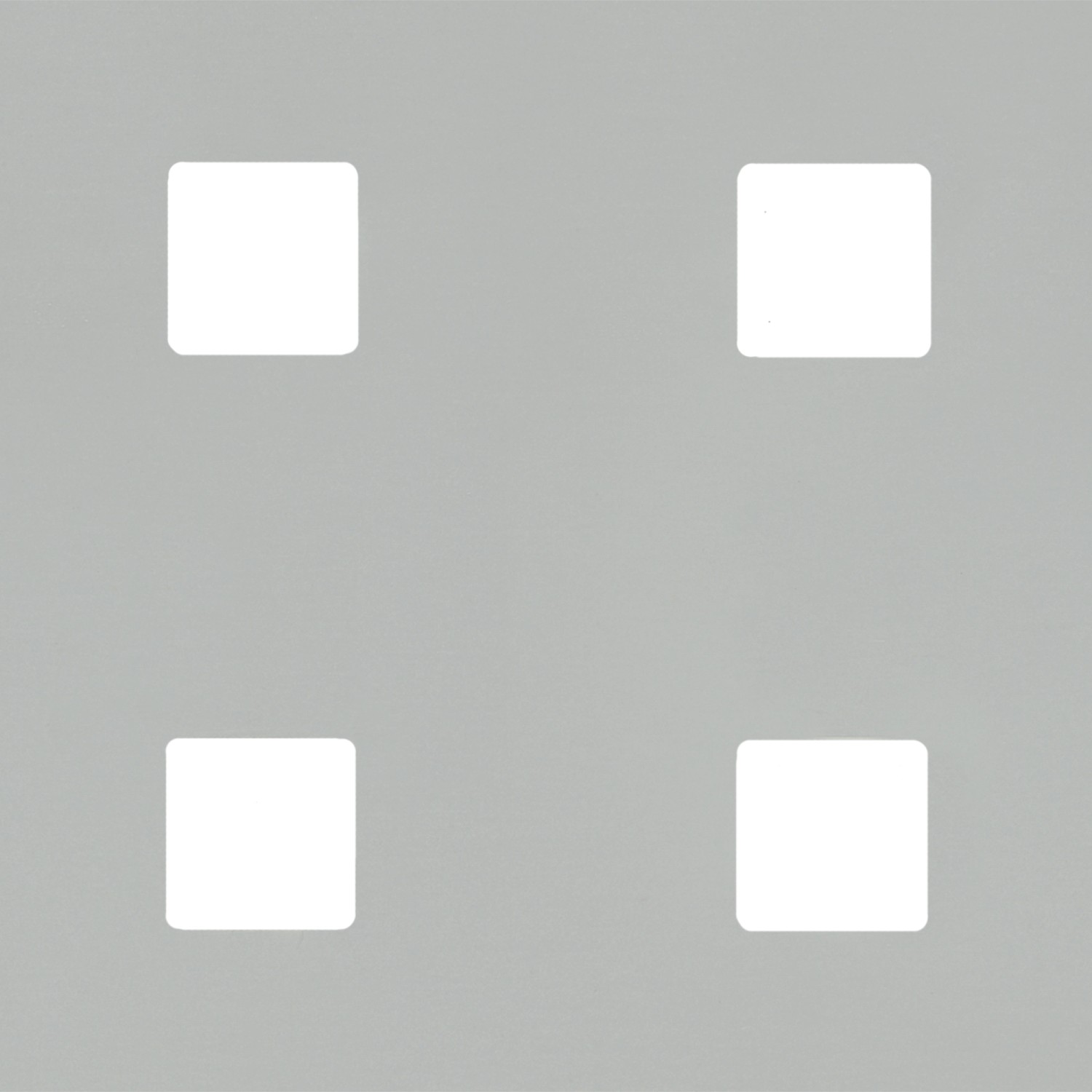 Lochblech eloxiert Lochung quadratisch 300 mm x 1000 mm x 0,8 mm
