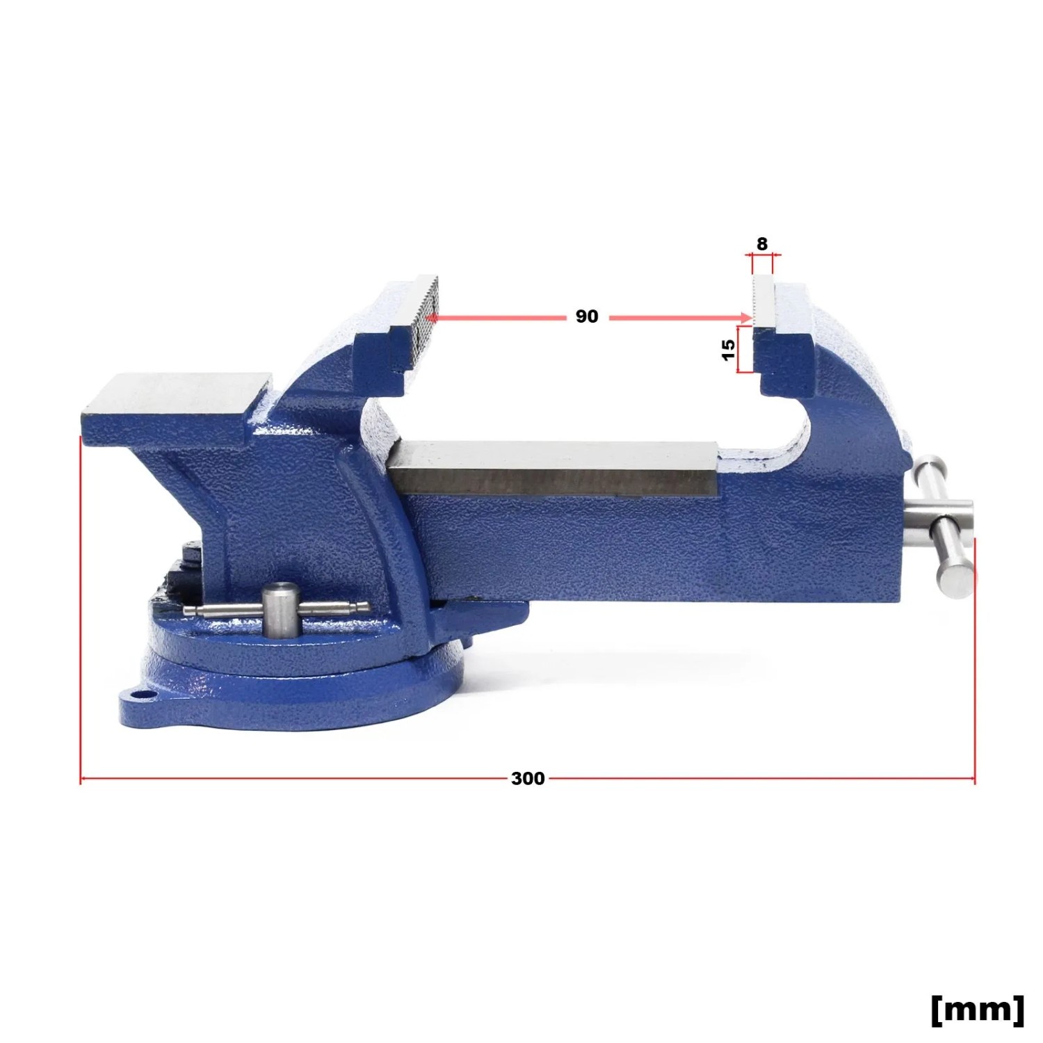 Wiltec Schraubstock Heavy Duty 100Mm Klemmbacke Amboss Werkbank Hd Spannwerkzeug_3