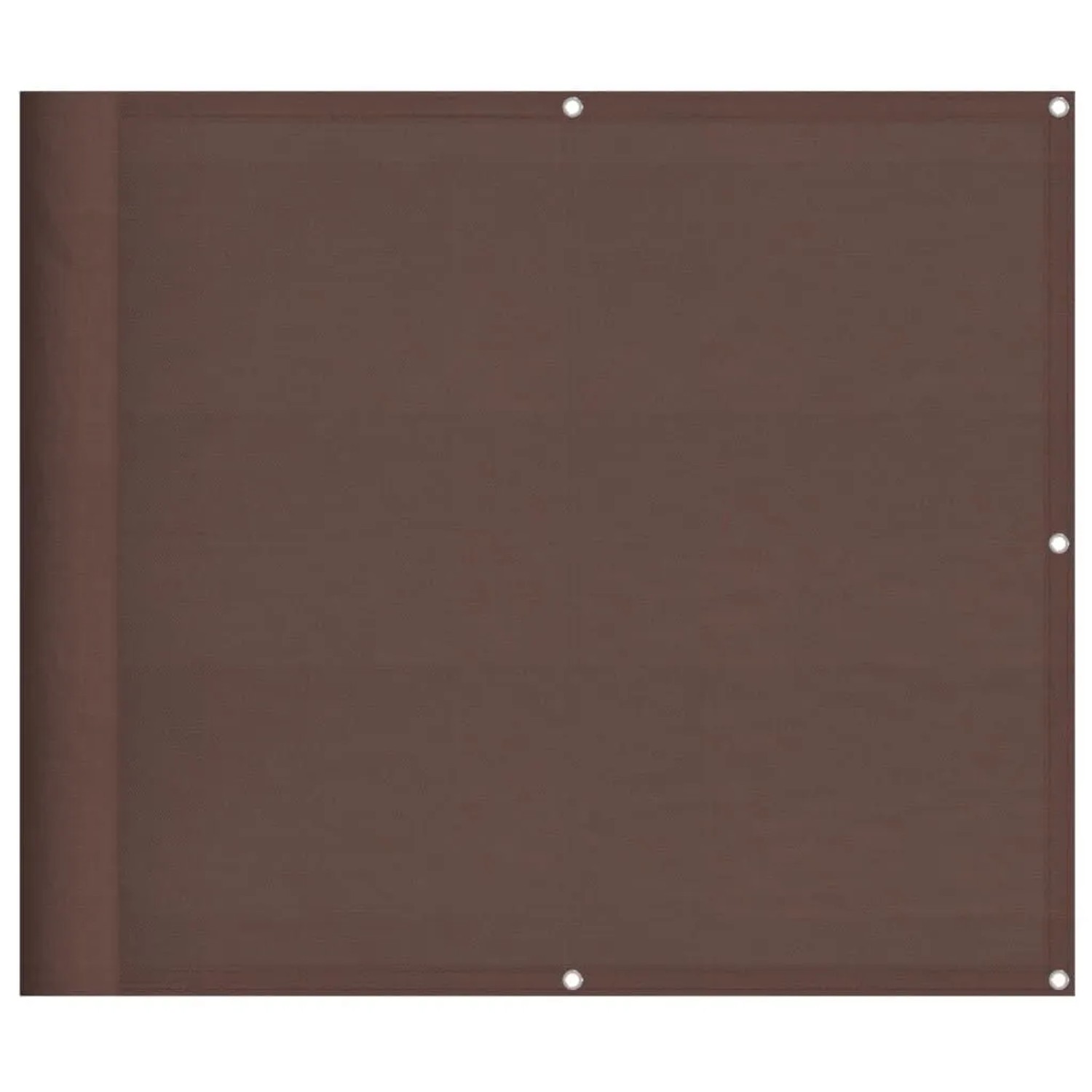 vidaXL Balkon-Sichtschutz Braun 90x800 cm 100 % Polyester-Oxford 4000390 günstig online kaufen