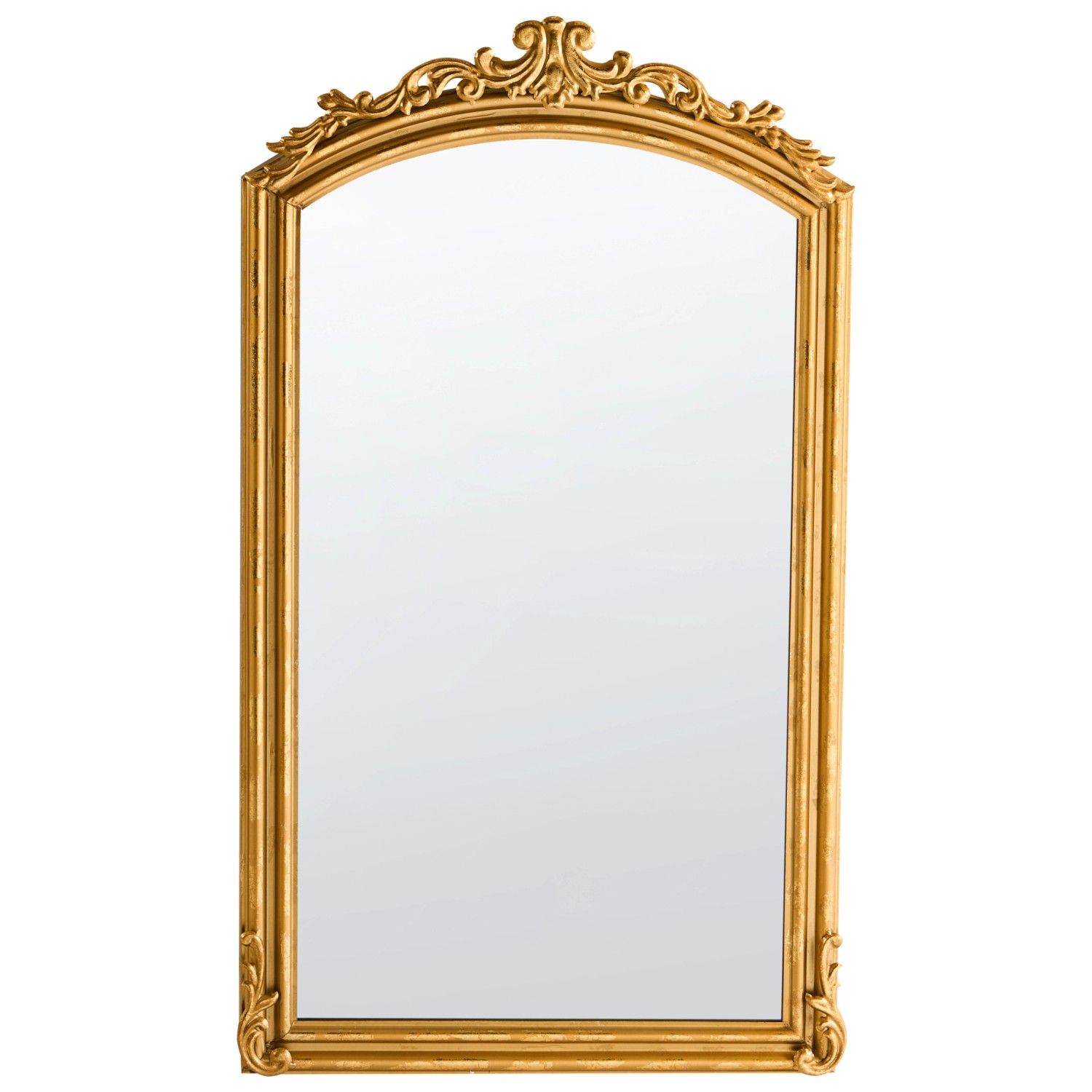 Beliani Wandspiegel GORGES Gold 6x55x96