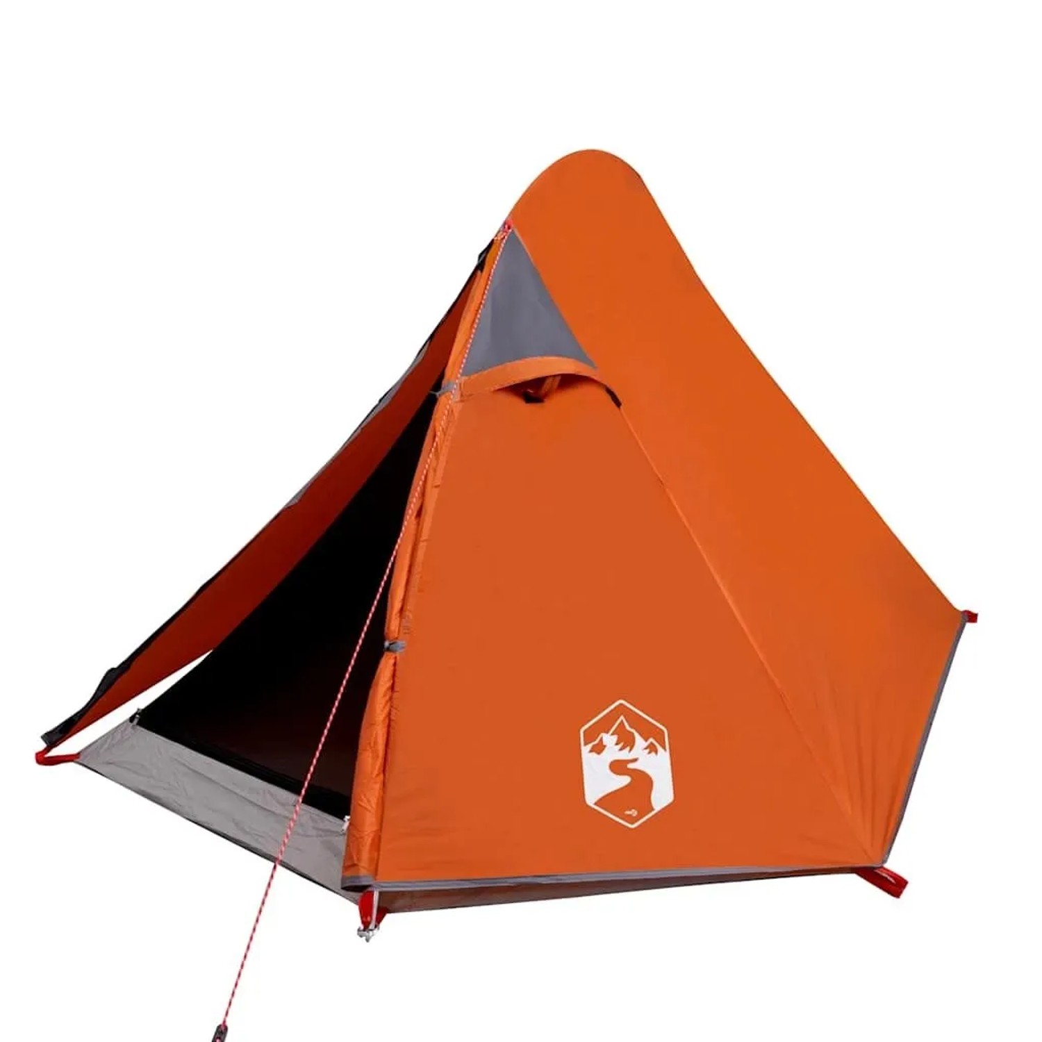vidaXL Kuppel-Campingzelt 2 Personen Grau und Orange Wasserdicht 94321 günstig online kaufen
