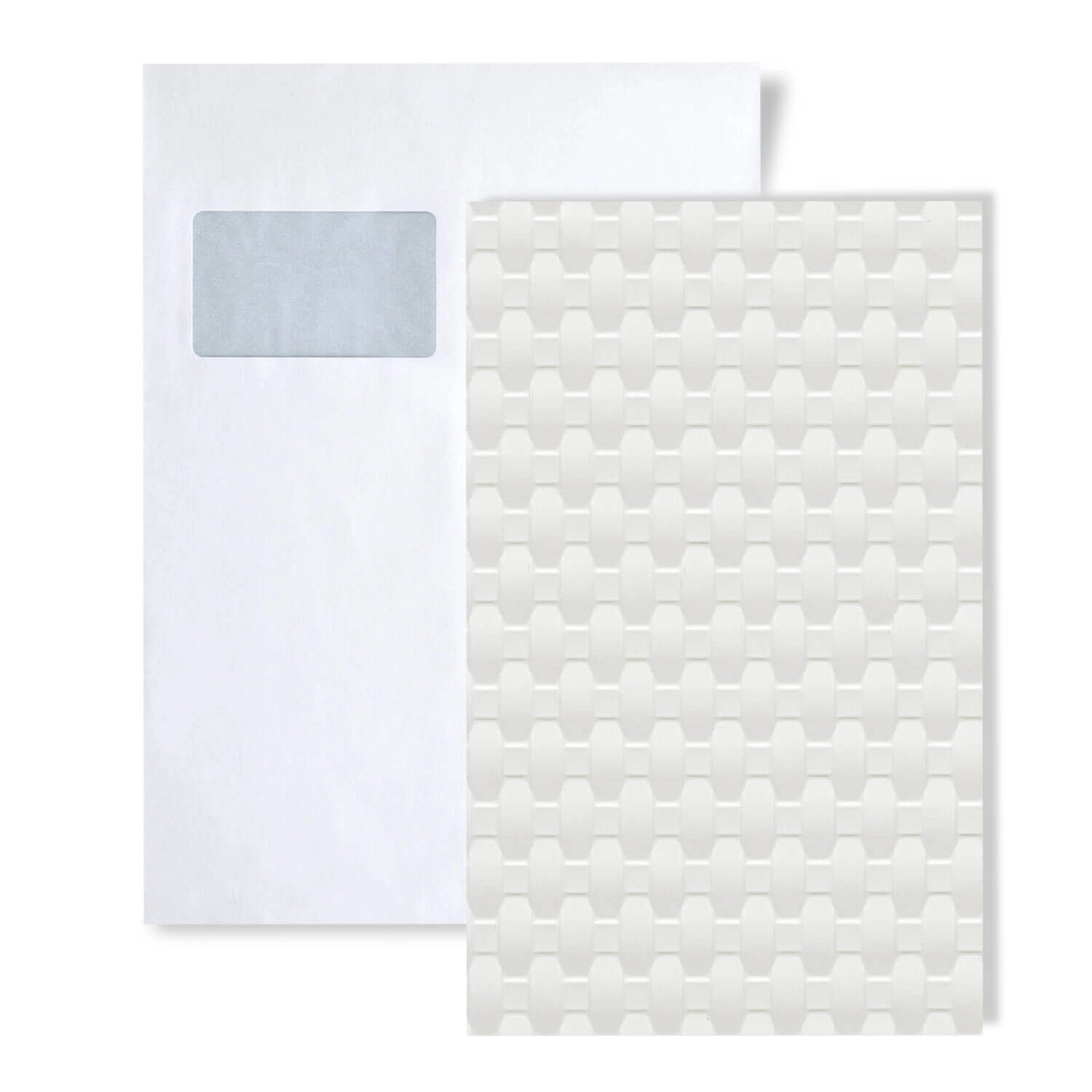 Wallface 1 MUSTERSTÜCK S-24954 DIN A5 Wandpaneel MUSTER RATTAN 20 Snow Whit günstig online kaufen