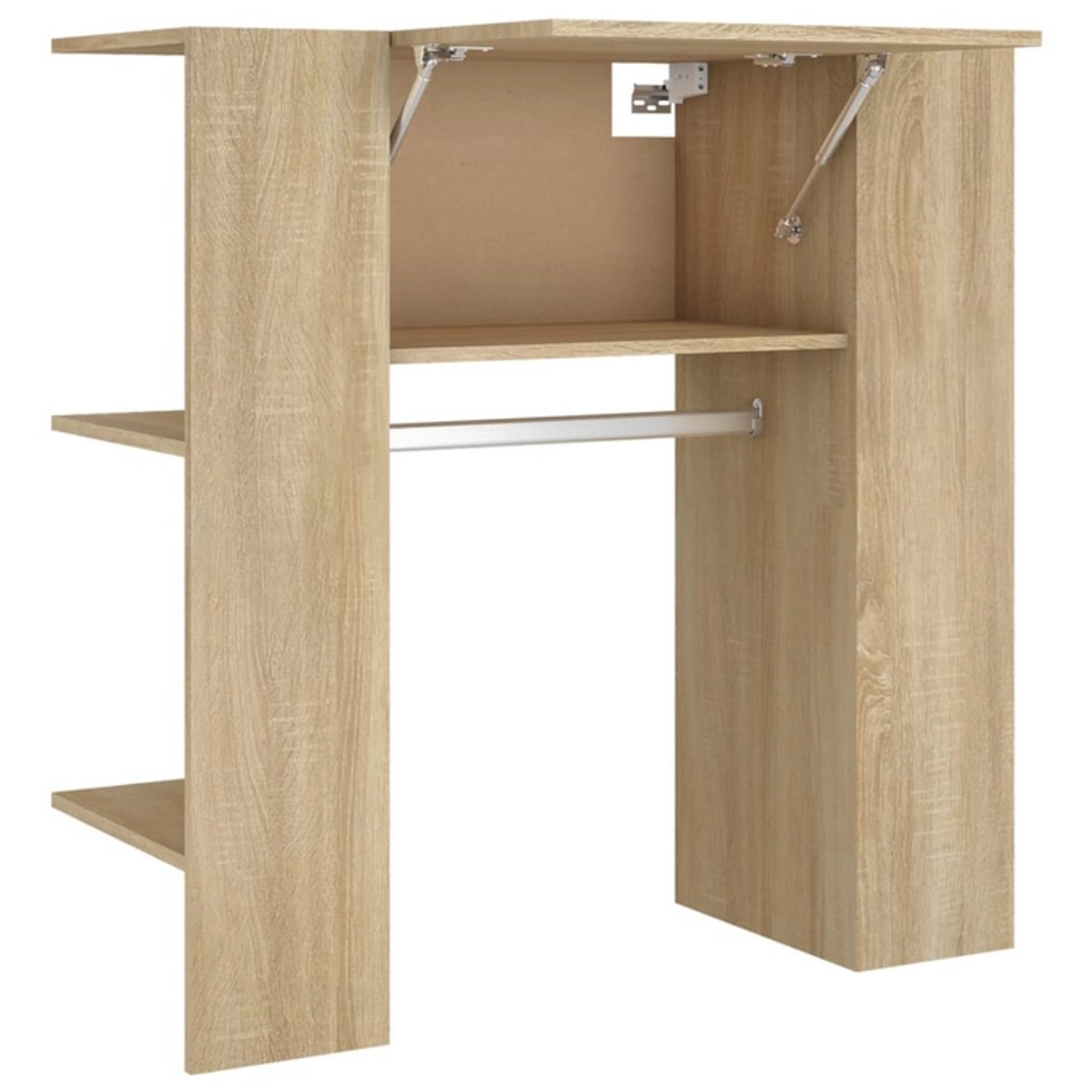 vidaXL Flurschrank Sonoma-Eiche 97,5x37x99 cm Holzwerkstoff günstig online kaufen