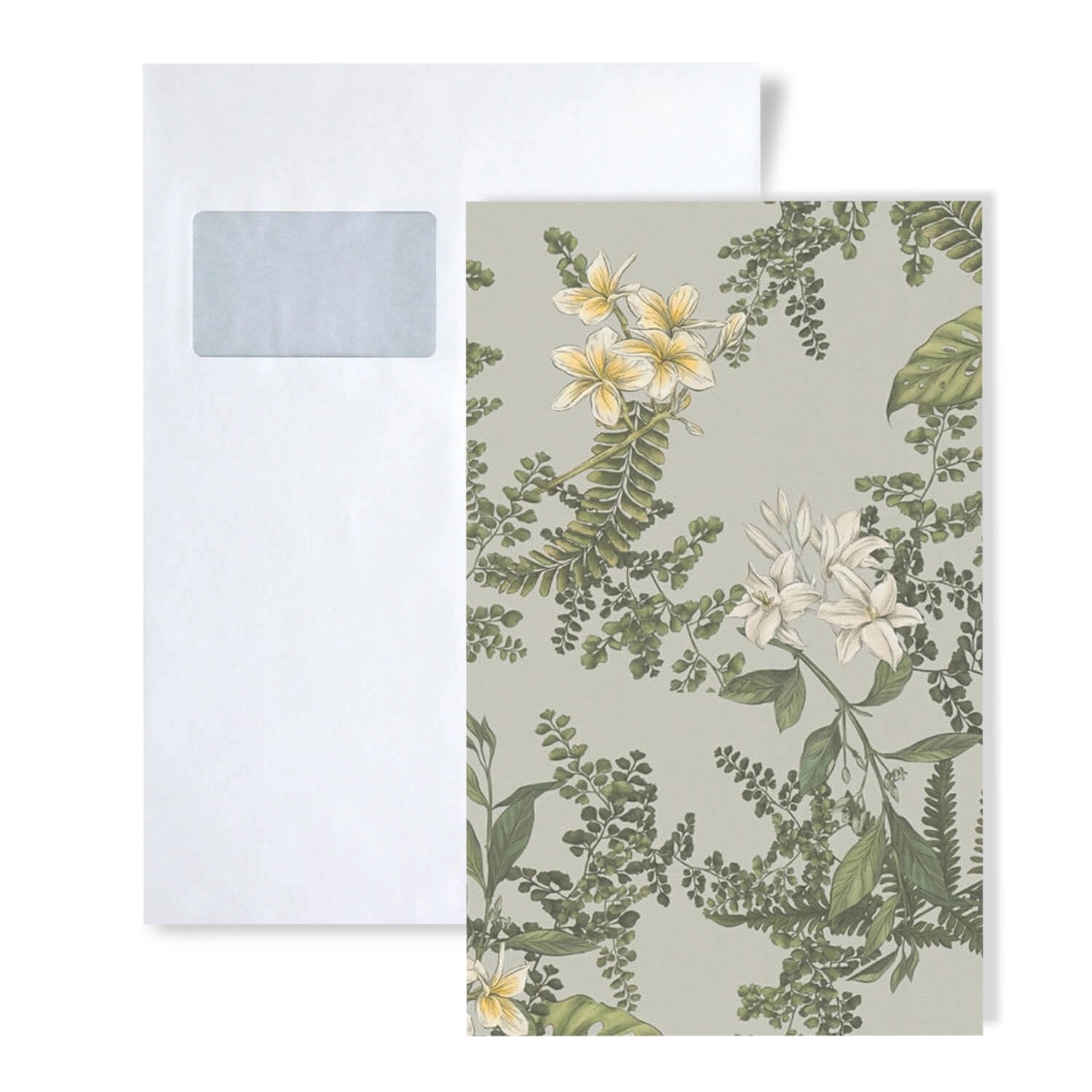 PROFHOME 1 MUSTERSTÜCK S-394242-GU DIN A4 MUSTER der Floralen Tapete günstig online kaufen