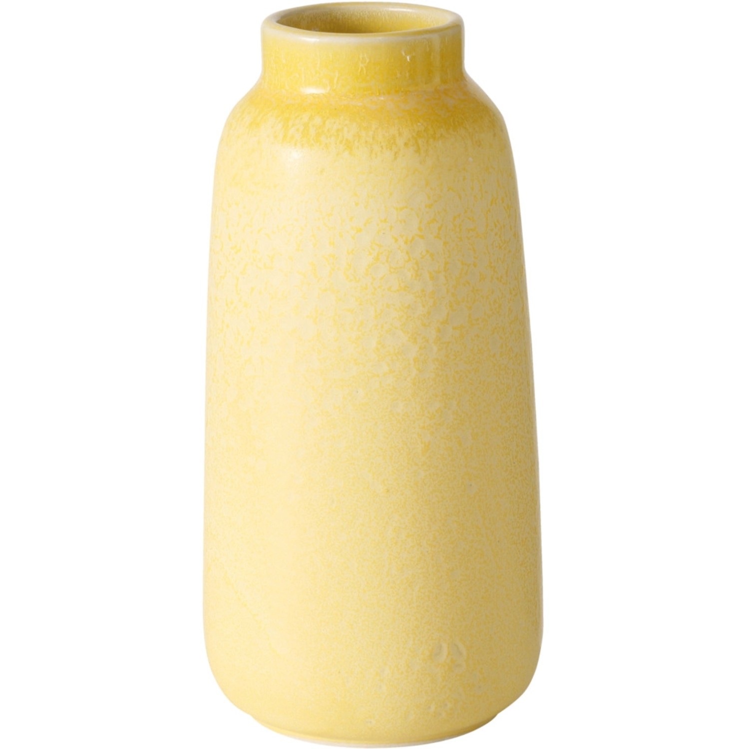 Boltze Vase Jerson 17 cm x Ø 8 cm Gelb