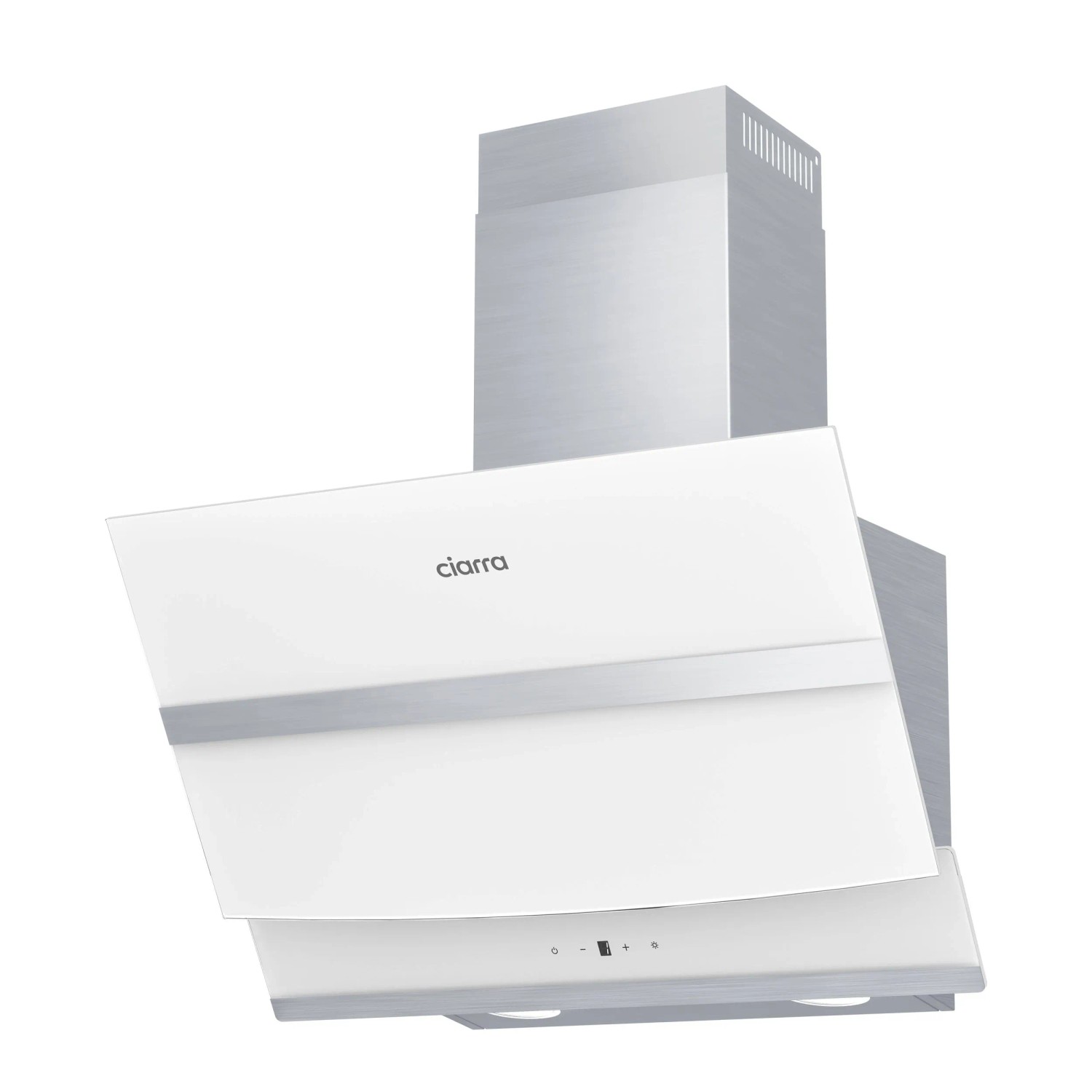 CIARRA Kopffreihaube 60 cm 650 m³/h A+++ Dunstabzugshaube WIFI-APP Touch Control Weiß CA6736NW