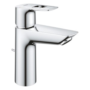Glänzende Grohe QuickFix Waschtischarmatur Start Loop M mit Zugstange und Energie-Spar-Funktion.