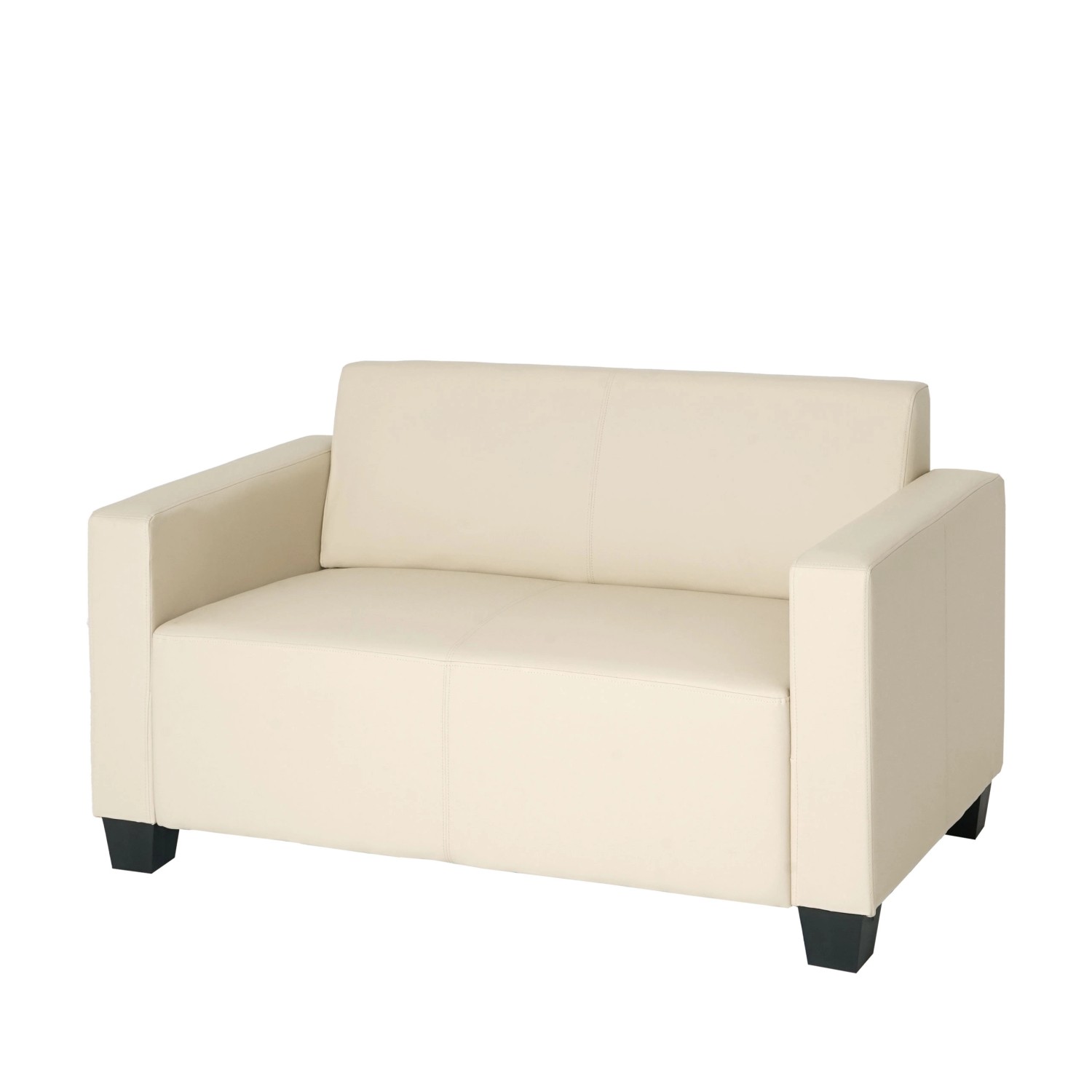 MCW 2er Sofa Moncalieri Kunstleder Creme günstig online kaufen