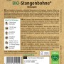 Sperli Bio Stangenbohne Gelb Samenpackung, Gemüsesamen für gelbe, fadenlose Bohnen.
