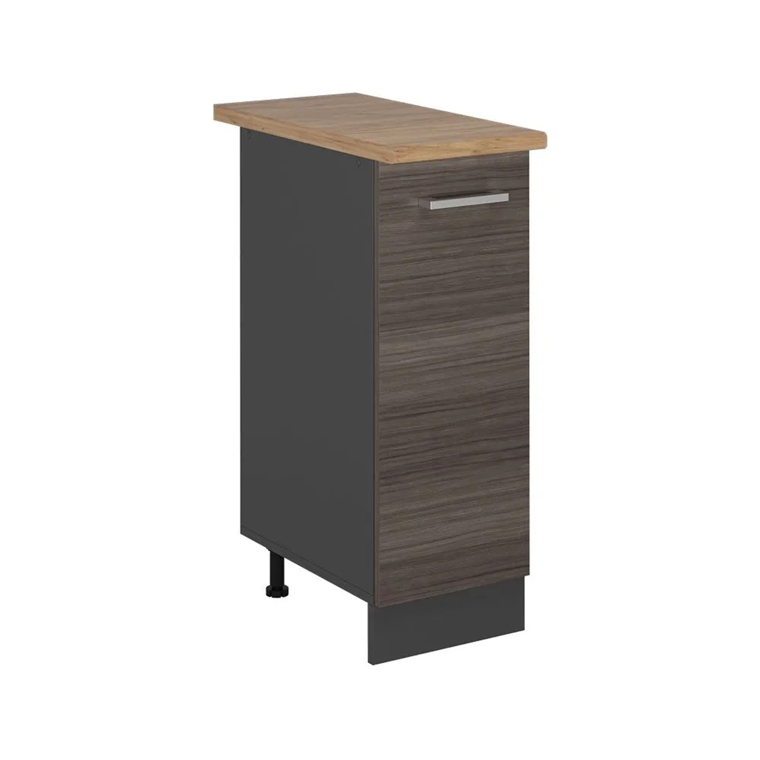 Vicco Apothekerschrank R-Line EdelGrau 30 x 82 AP Eiche Art Nr 53337