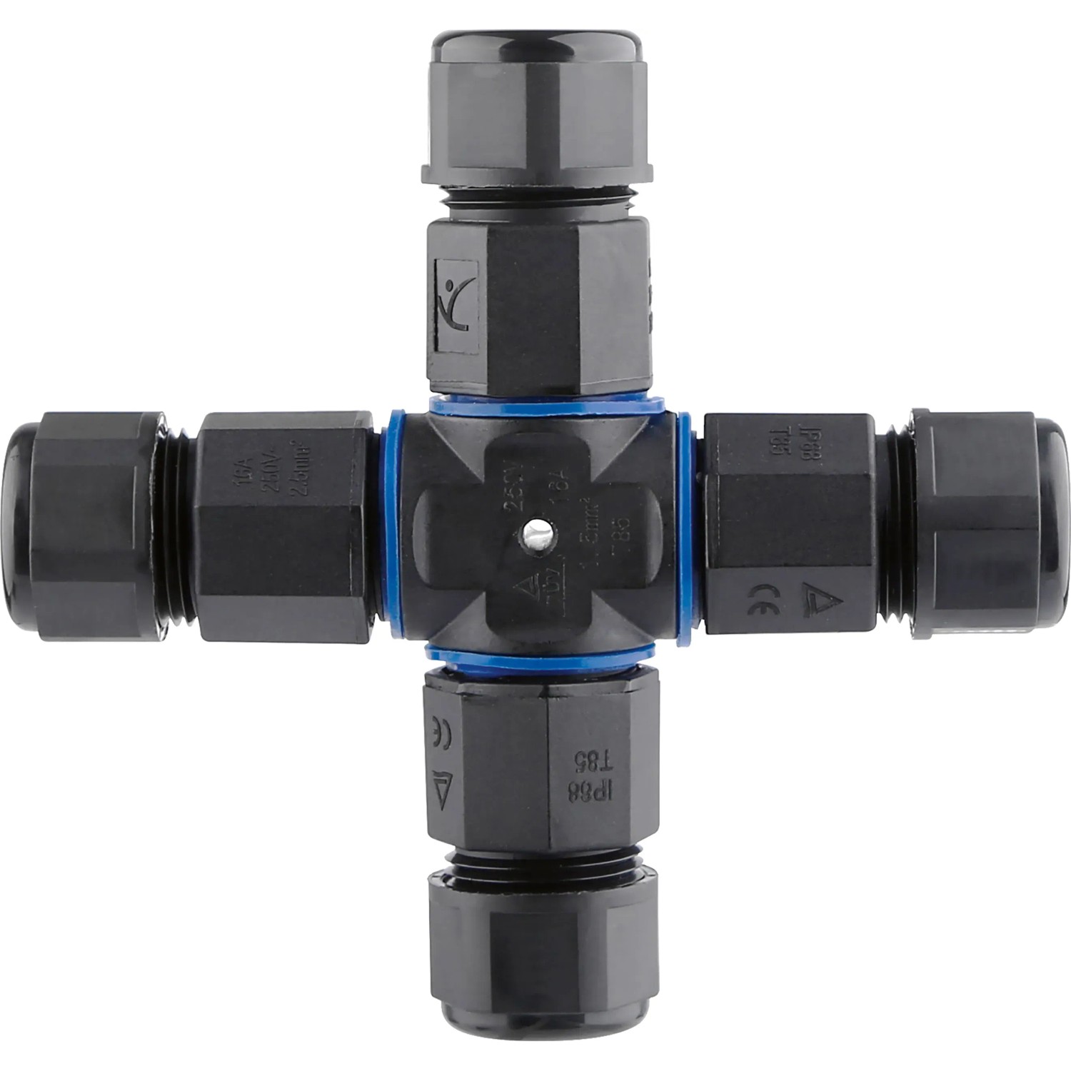 10 Stück IP68 Wasserdichte Stecker | 3-polig Für Kabel 0.5-2.0mm², 300V 16A