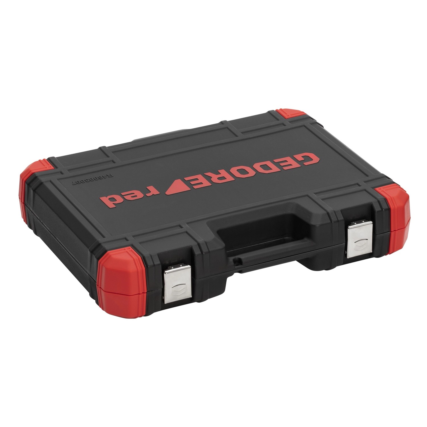 Gedore Steckschlüssel-Satz R46003097, 97-teilig im schwarzen Koffer mit rotem Logo.