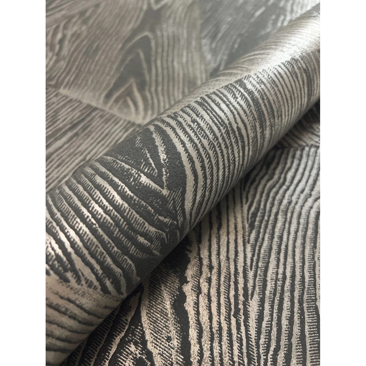 Newroom Vliestapete Marzio Anthrazit Holz Modern Strukturiert FSC® günstig online kaufen