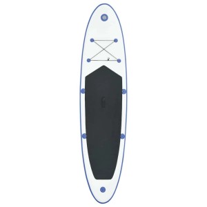 vidaXL Stand Up Paddle Surfboard SUP Aufblasbar Blau und Weiß 92204