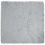 vidaXL Kunstschaffell Teppich Tafalla Grau 200 x 200 cm Polyester 42021533
