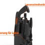 Yard Force Hochdruckreiniger mit Lanzenhalterung und Schnellverbinder für Lanze.