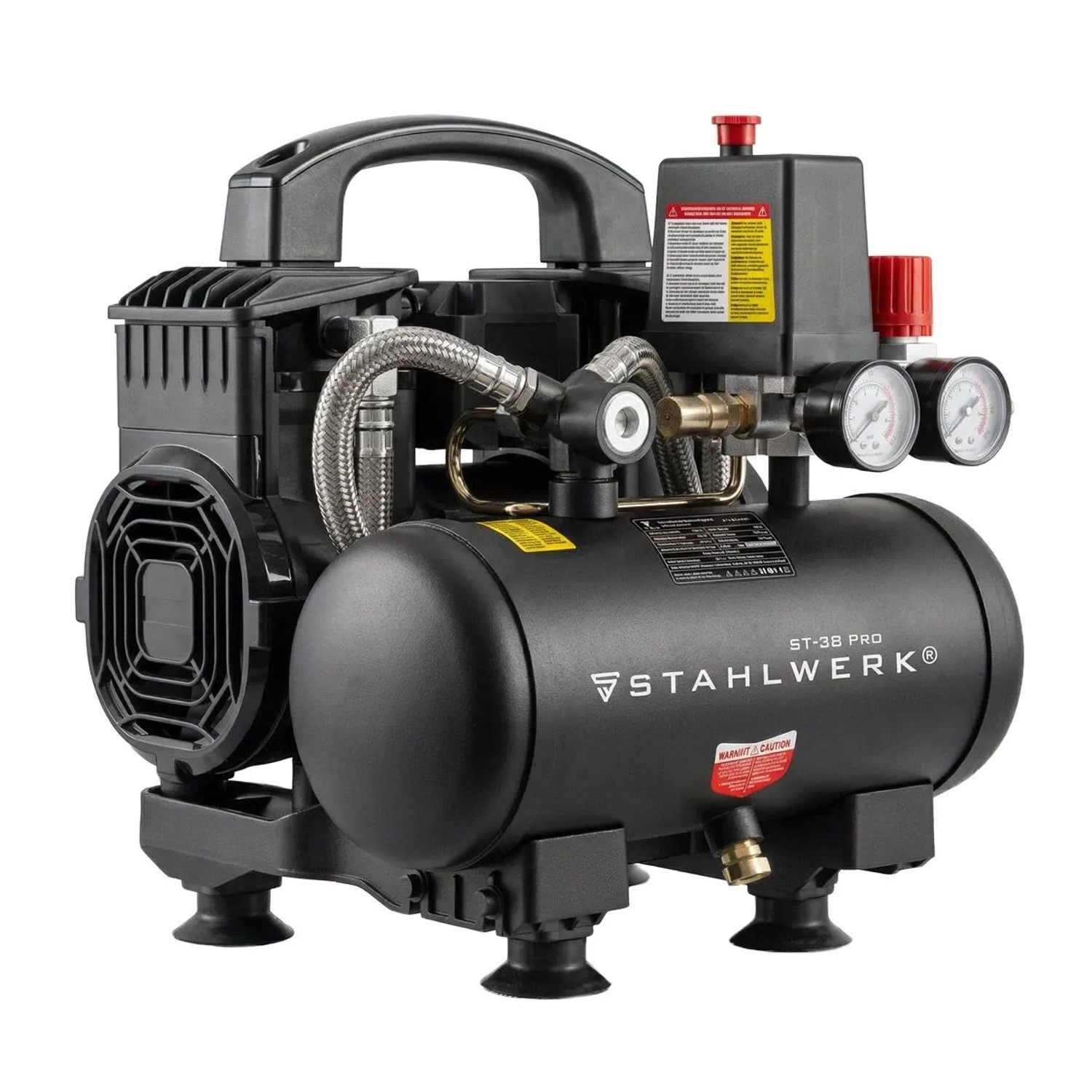 STAHLWERK Kompressor 8 Bar 3 L 1,60 PS 1,18 KW 190 L Min Druckluftkompressor