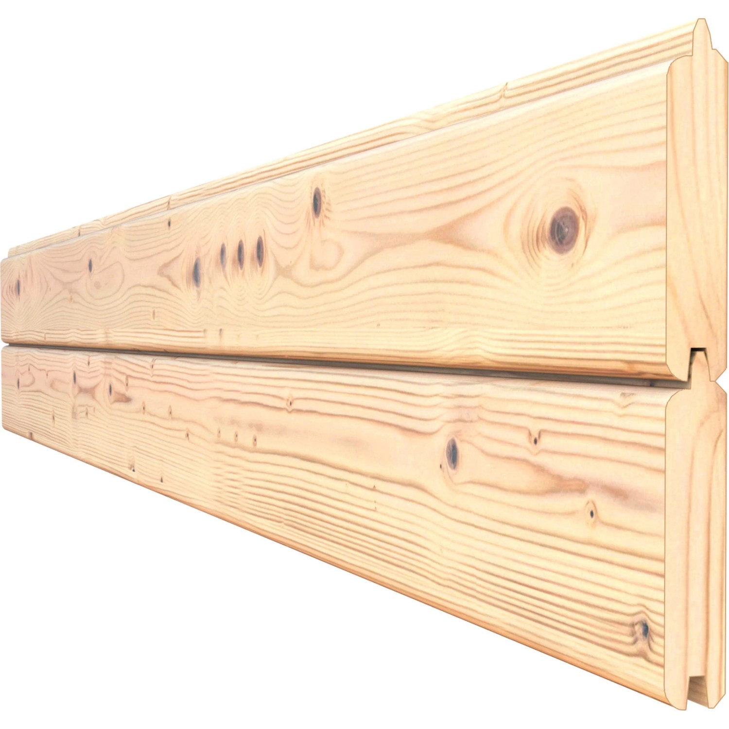 Detailaufnahme: Wandelemente aus Holz für Bertilo Gartenhaus Pentus 3, lasiert.